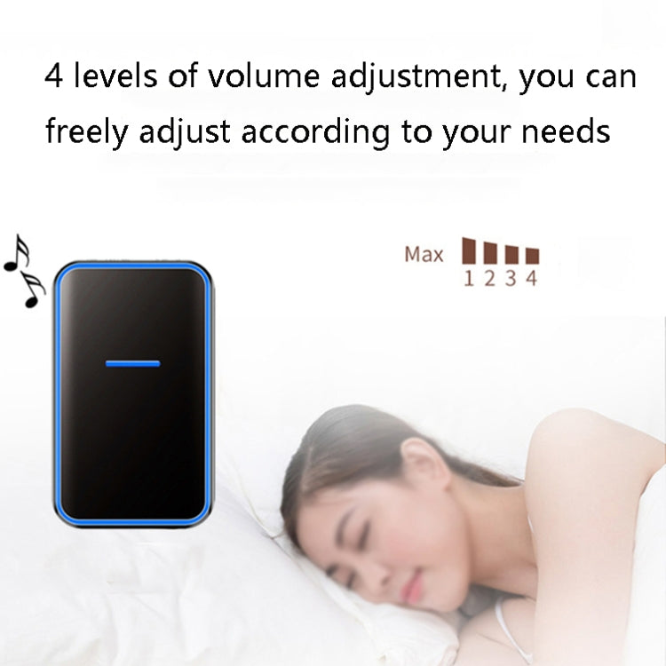 CACAZI A68-2 One to Two Wireless Remote Control Electronic Doorbell Home Smart Digital Wireless Doorbell CACAZI A68-2 One to Two Wireless Remote Control Electronic Doorbell Home Smart Digital Wireless Doorbell